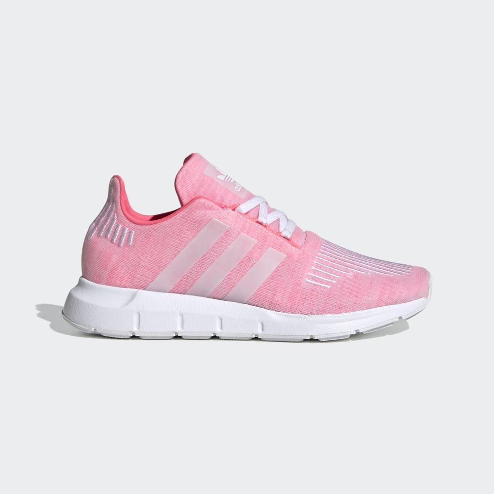 Adidas Girls' Swift Run Originals Shoes Red/White/Red Ireland EF5951